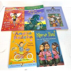 children’s Books Rainbow Magic Amelia Bedelia And …lot 5 Mixed Books